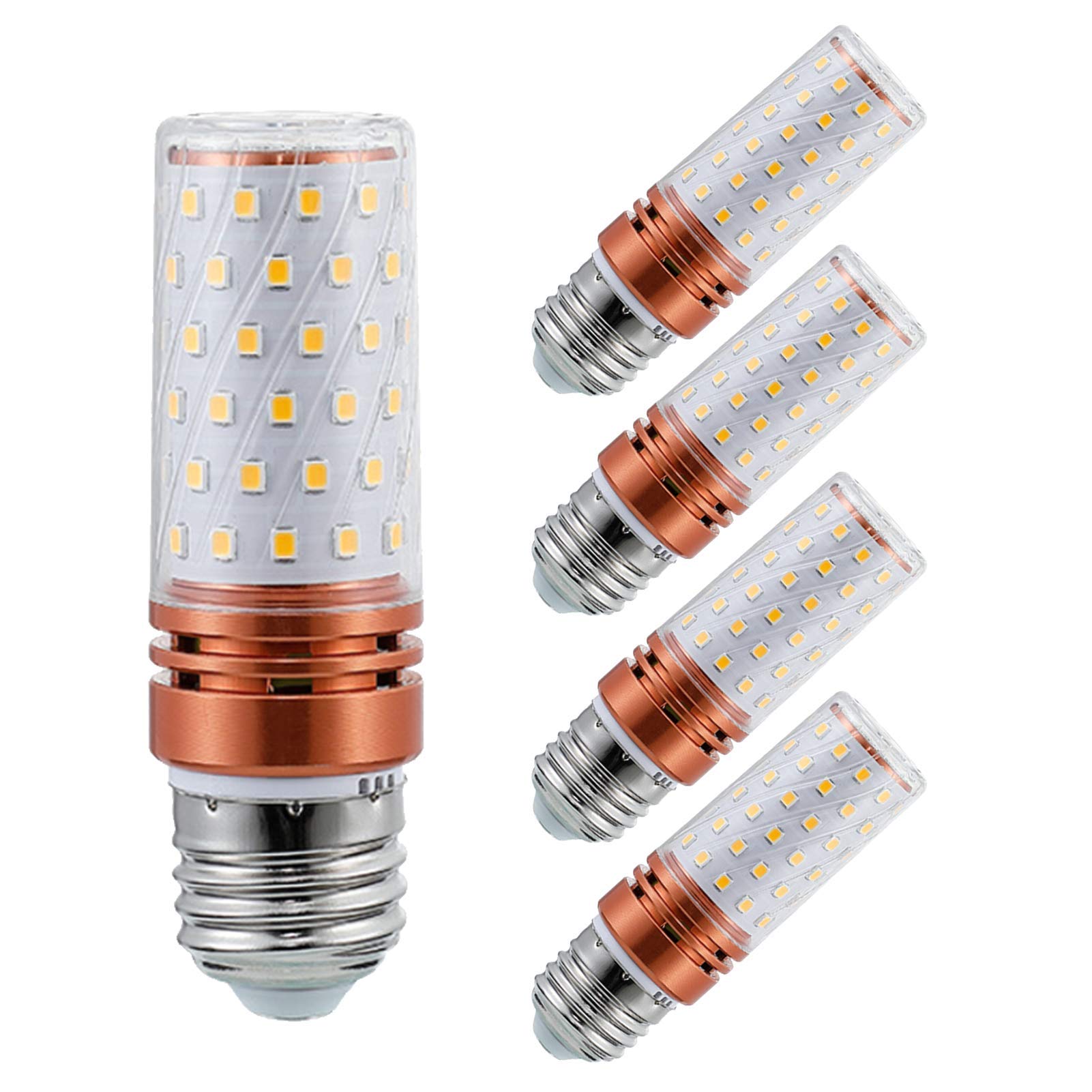 Lampadina LED a mais Lampadina portacandela LED 12 W Lampadina LED a candela 100 W equivalente a 12 W, base, non dimmerabile 360 ordm; Angolo del fascio, 4 pezzi confezione, luce calda