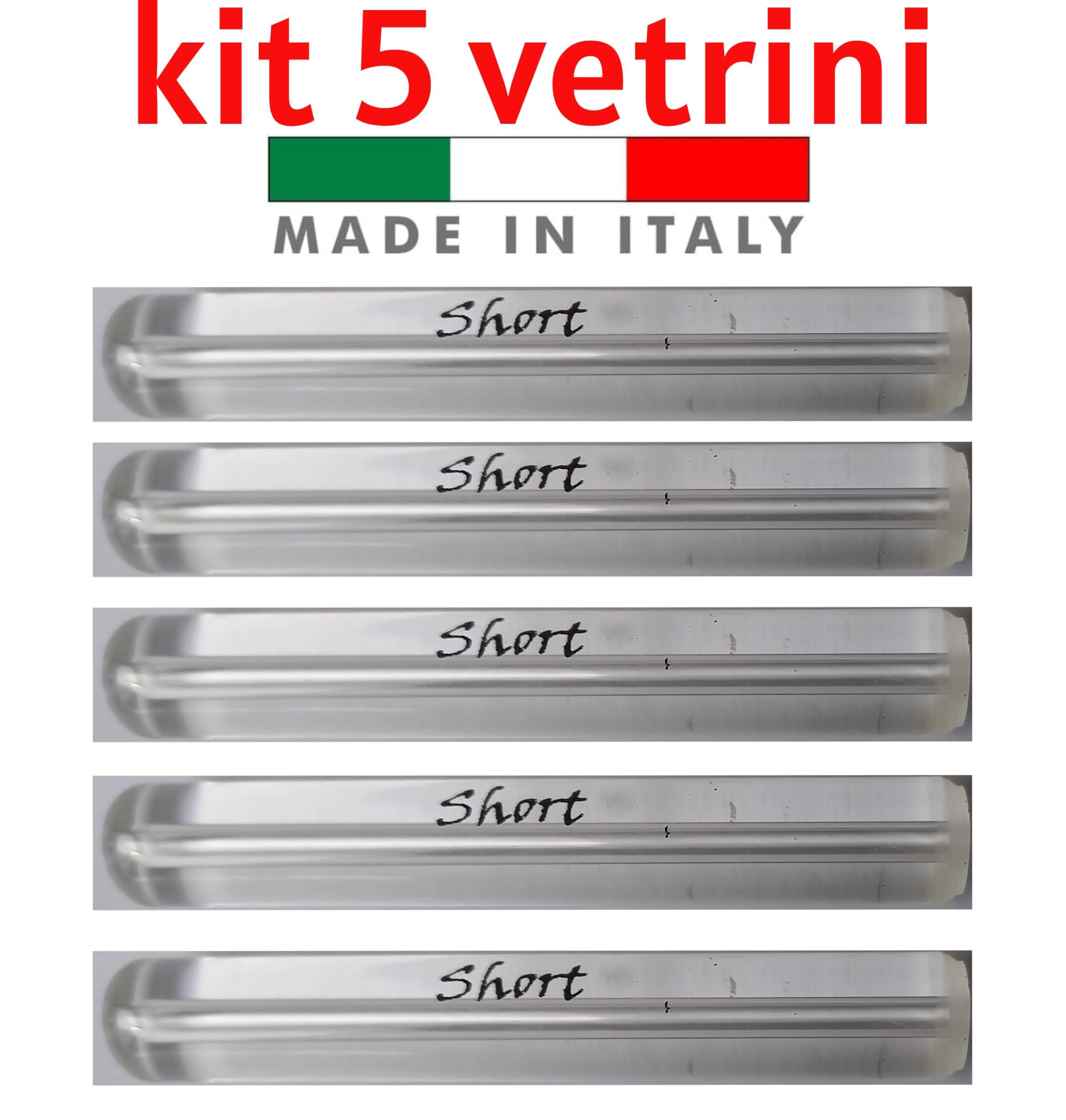 Generico Vetrino Vetrini Short 4 Gr Pesca Canna Trota Lago Recupero Tremarella Laghetto Kit 5 Pz.