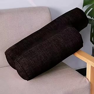 TESICA Pack of 2 Cervical Round Pillow Neck Roll Pillow Round Throw Pillow Round Cushion Bolster Pillow Round Neck Pillow Support for Sleeping, 16