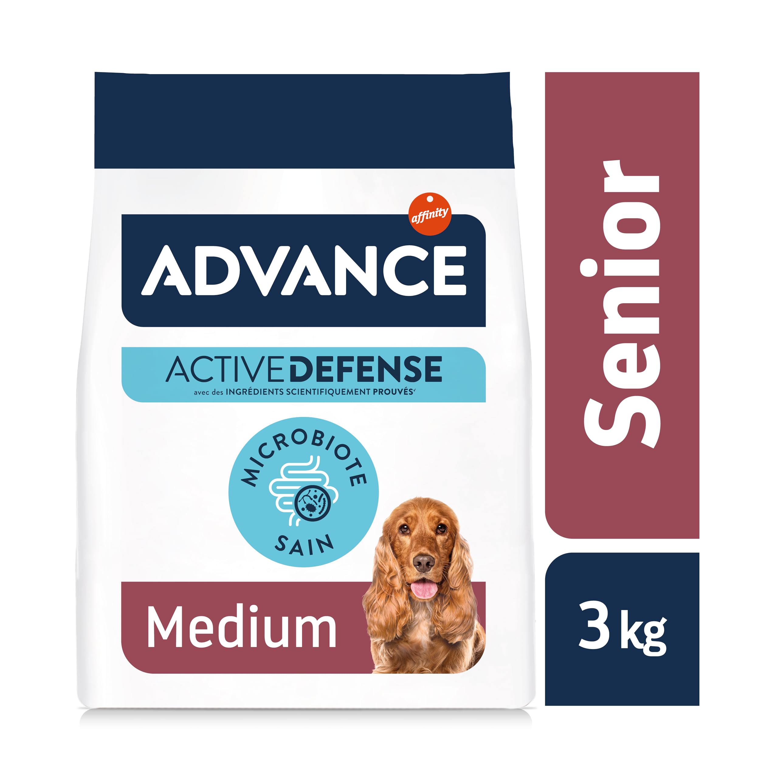 Advance Senior Medium - Cibo per Cani Mature di Razza Media con Pollo - 3kg