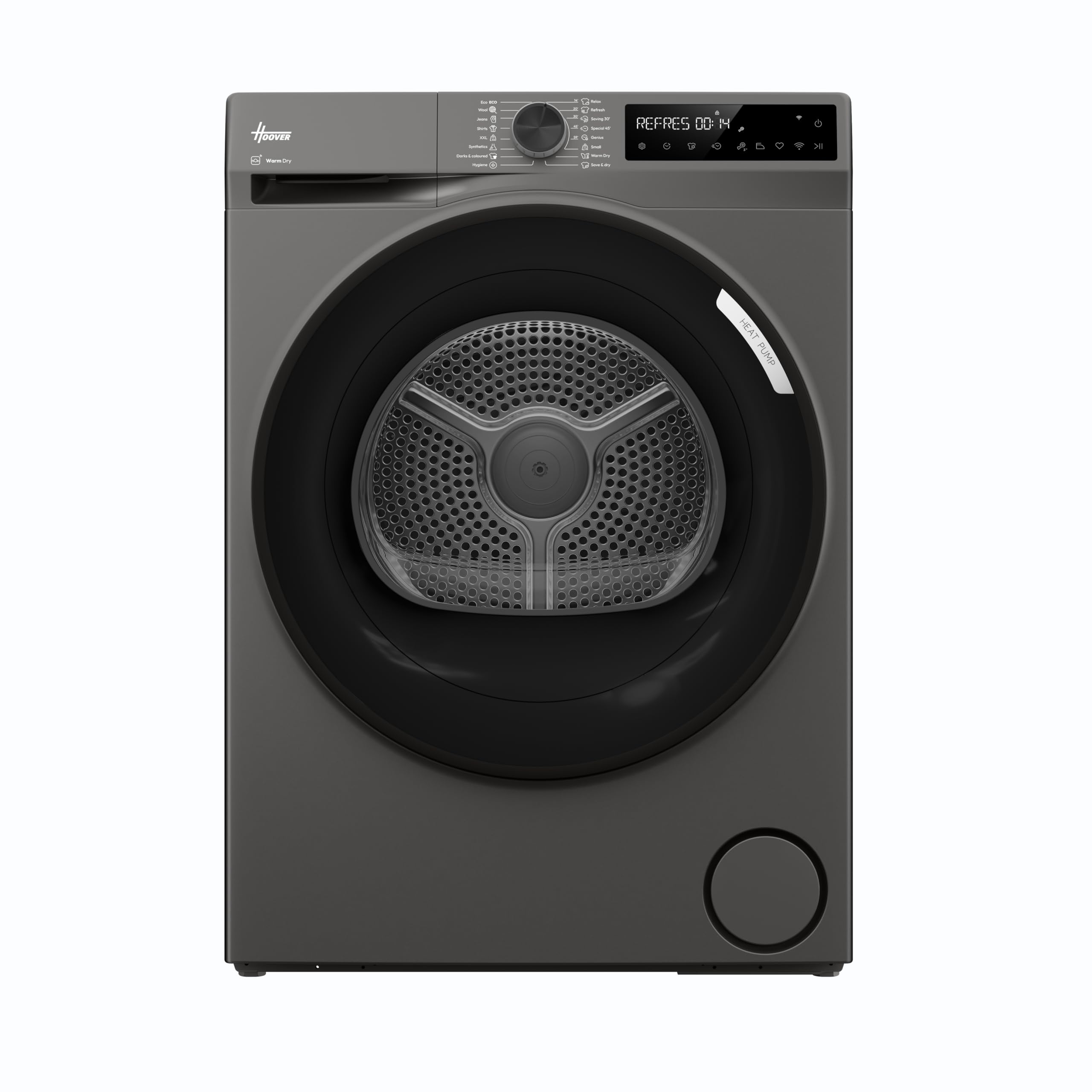 Hoover Hbr 10N2Brx-80 10Kg Heat Pump Tumble Dryer Graphite