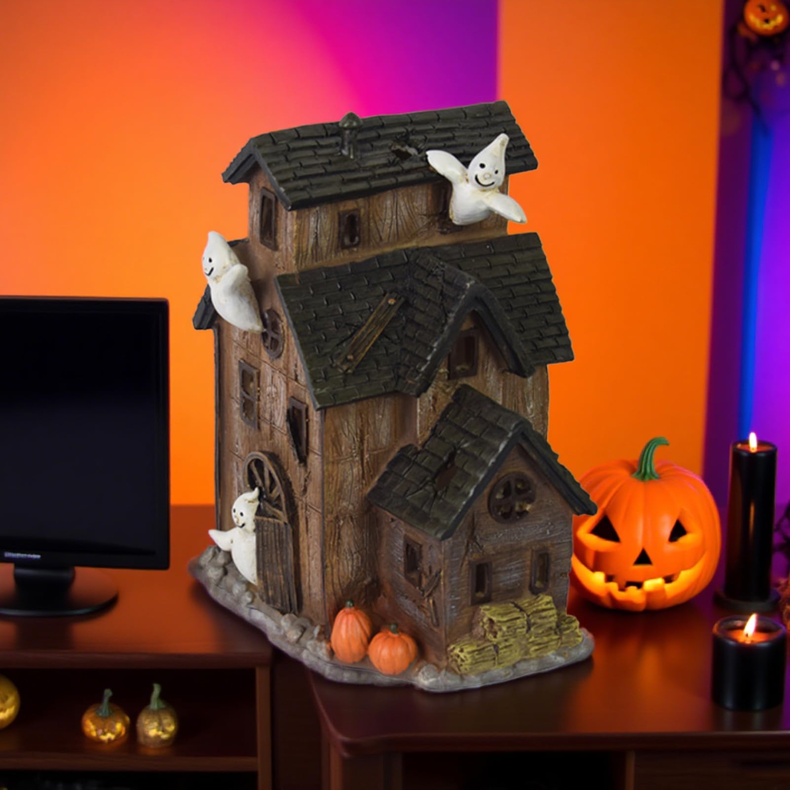 Halloweenowa Wioska Halloween Dekoracje Straszne Ozdoby Stołowe