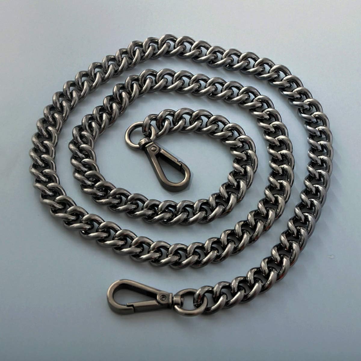 Upscale Replacement Purse Chain 47 inches, Wide 13mm Chunky Aluminum Metal Purse Chain Strap Replacement for Dionysus Cross-Body Bag Shoulder Bag Handbag Chain with Alloy Buckles
