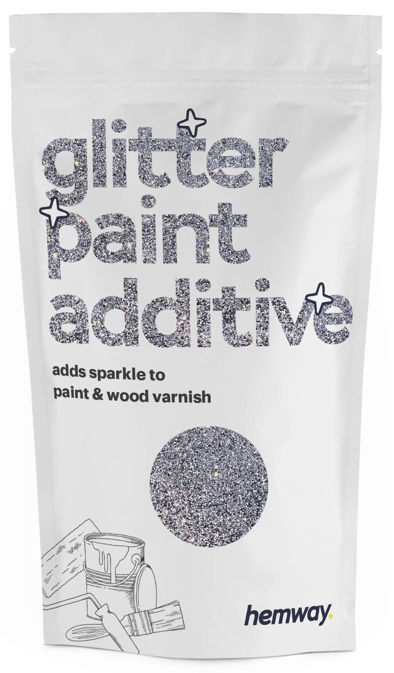 Buy Hemway (Silver) Glitter Paint Additive Crystals 100g / 3.5oz for