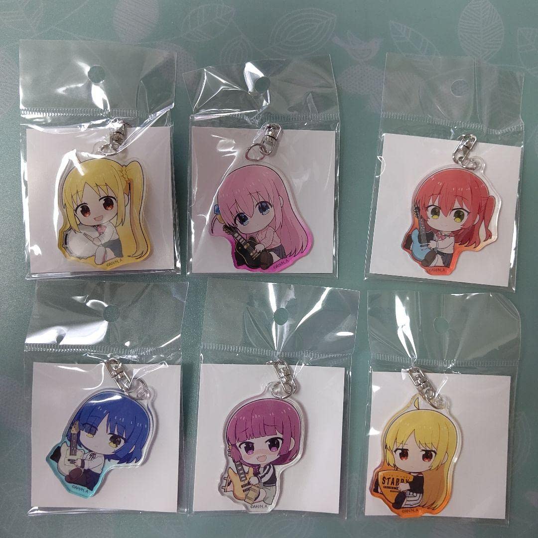 Amazon.co.jp: ぼっち ざ ろっく アクリルキーホルダー 6種 : おもちゃ