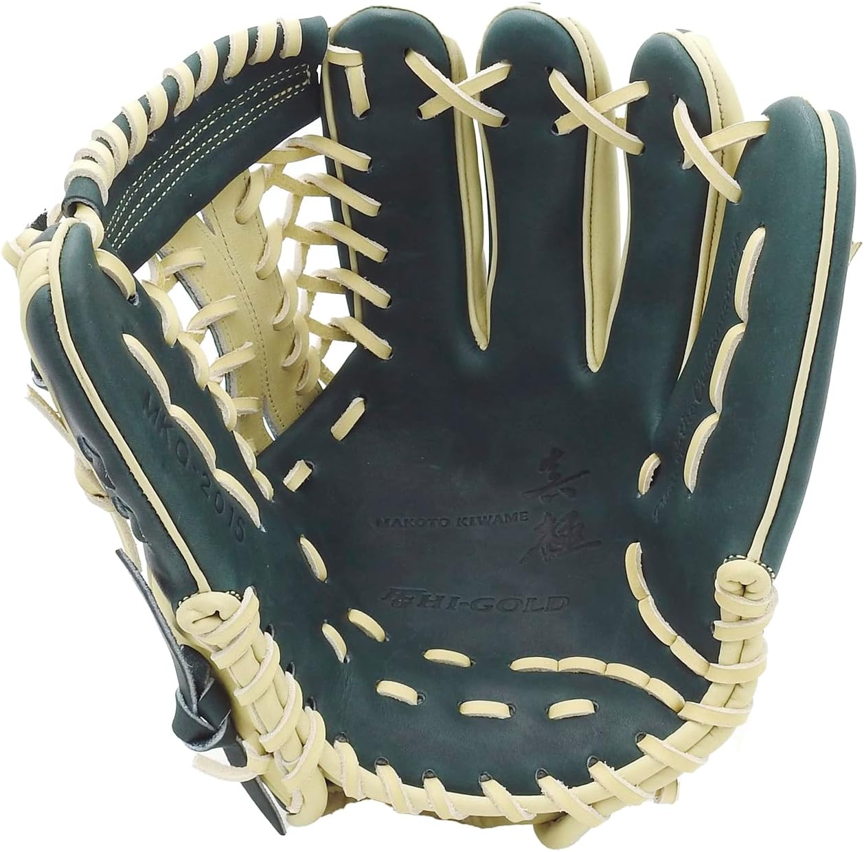 Shin Kyoku Series MKG2035L All Target Grab, for Third Baseman, All Position, Dark Green x Beige, LH, Right Throw