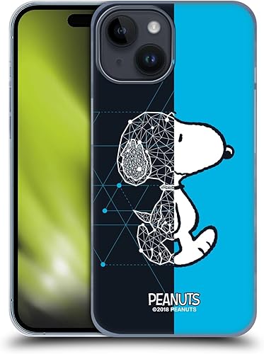 Miniatura 114 de Head Case Designs Carcasa rígida con licencia oficial de Peanuts Snoopy Pirate Halfs and Laughs compatible con Apple iPhone 15 Snoopy Pirata,Charlie