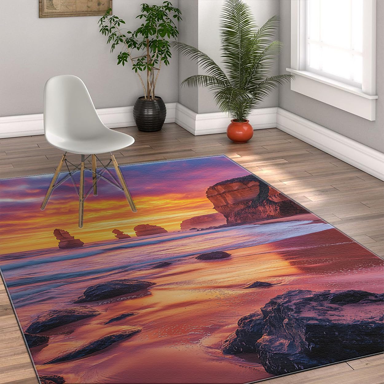 Moquette haut de gamme ciel coloré tapis doux au toucher 60x90cm