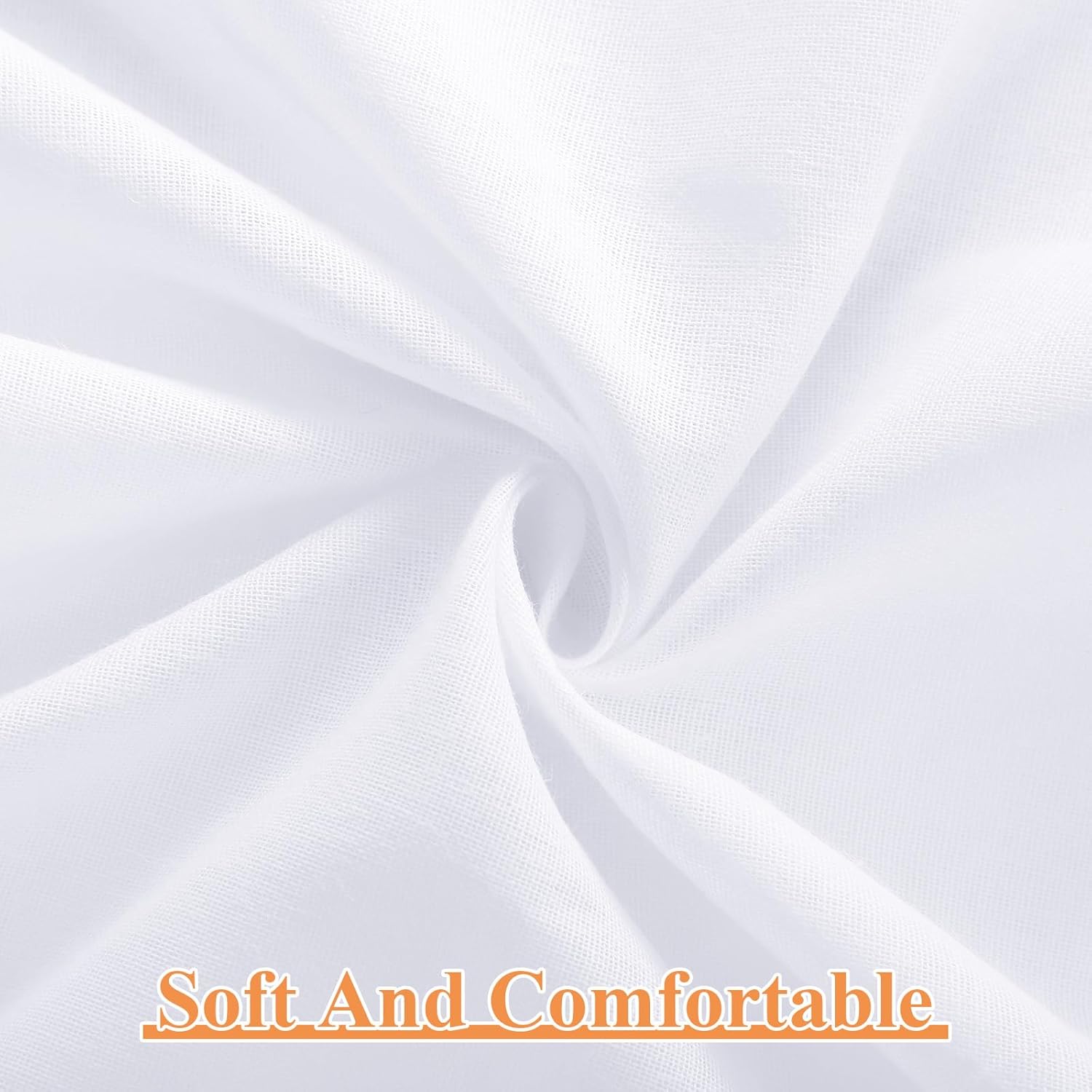 Leinuosen 100 Pack Handkerchiefs Bulk Men's Handkerchiefs Cotton Classic Hankies Pocket Square Towel for Wedding Party - Image 3