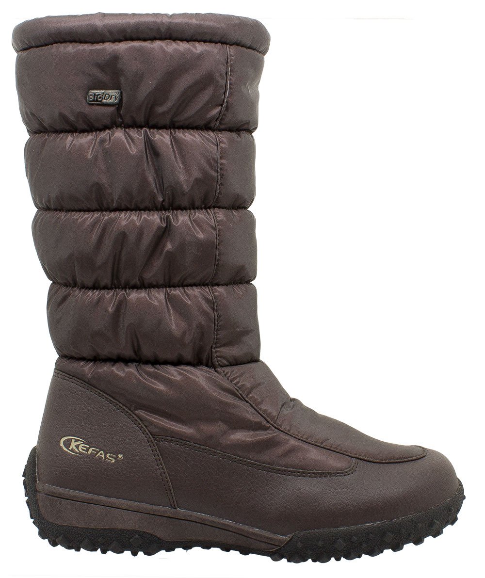KEFAS Damskie zimowe buty zimowe 2723 Rave nowe, Ciemny brąz, 40.5 EU