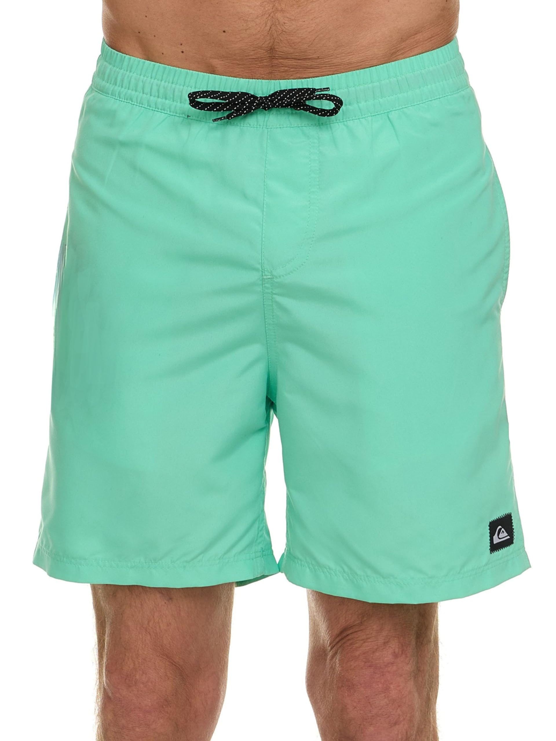 Quiksilver Swim Trunks for Men Big and Tall, Quick Dry Swim Board Shorts 10" Jade Green