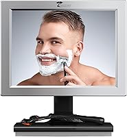 Vista 4 de Espejo para ducha que no se empaña, Plateado