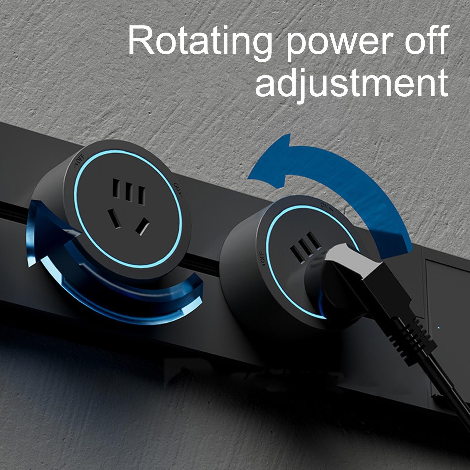 Enchufe De Corriente Eléctrica Adaptadores Móviles Y Desmontables | Carril Flexible Para La Regleta Para Dormitorio Apartamento Escuela Hotel Hogar Lugar De Trabajo Estudio Salón Cocina