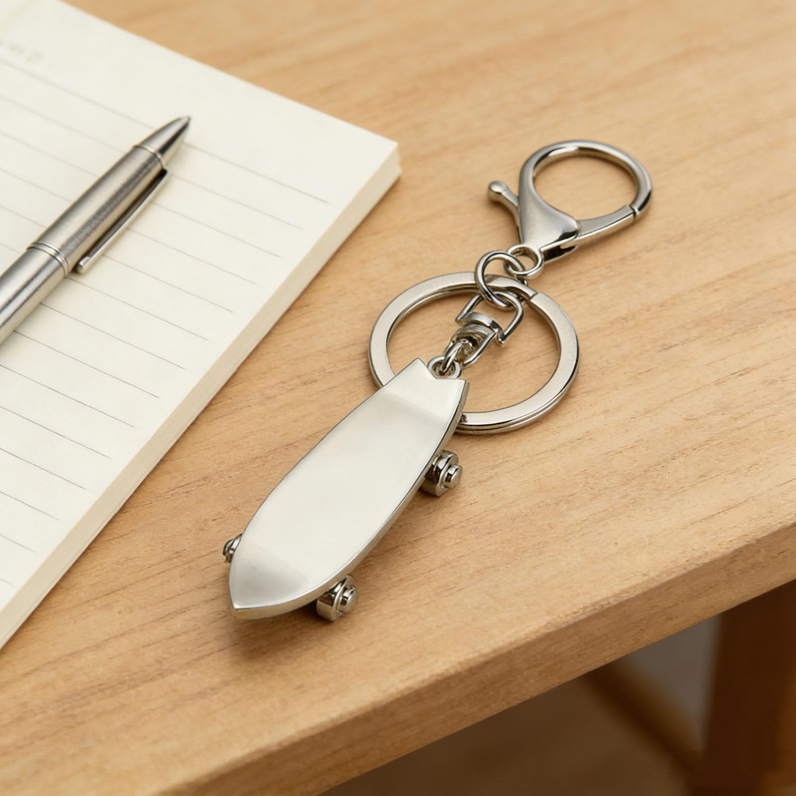 Mini Metal Scooter Keychain,Creative Skateboard Style Key Ring,Bag Charm Gift for Skateboard Scooter Lovers