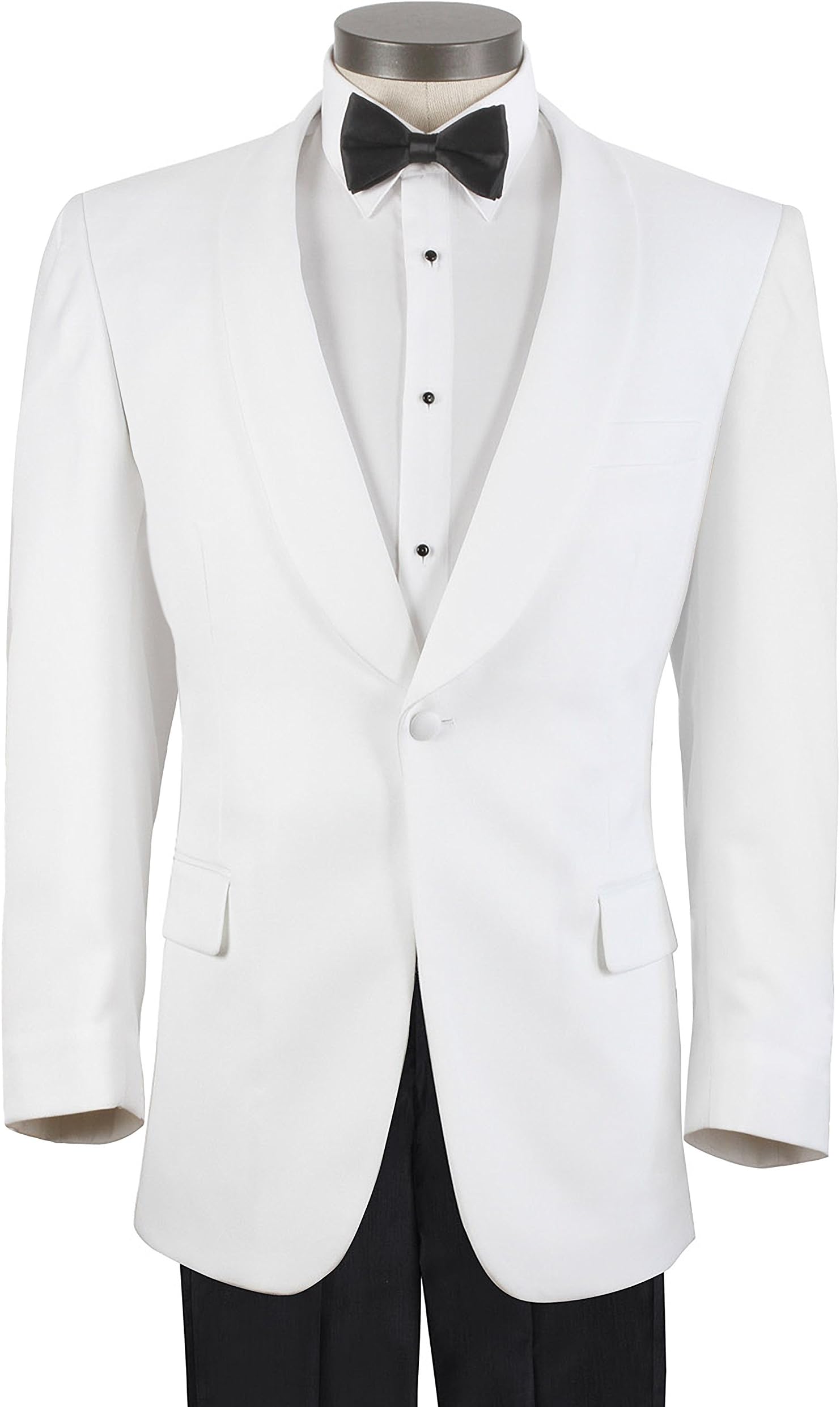 Men's White Formal Dinner Jacket - 42 X Long