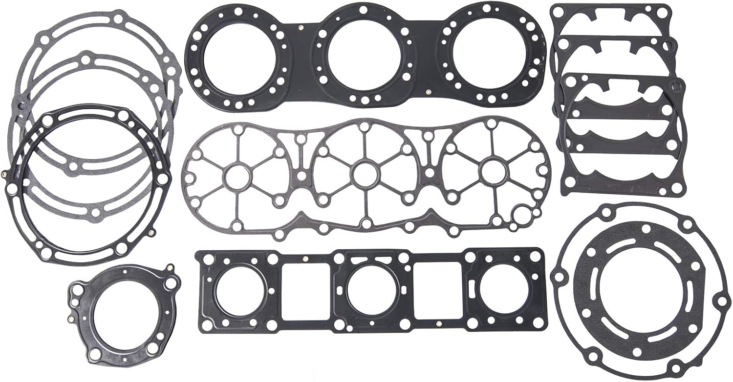 SBT Top End Gasket Kit Compatible with 66E-11351-01-00, 66V-11193-00-00, 66V-11181-00-00 Yamaha XLT1200, GP1200, XR1800