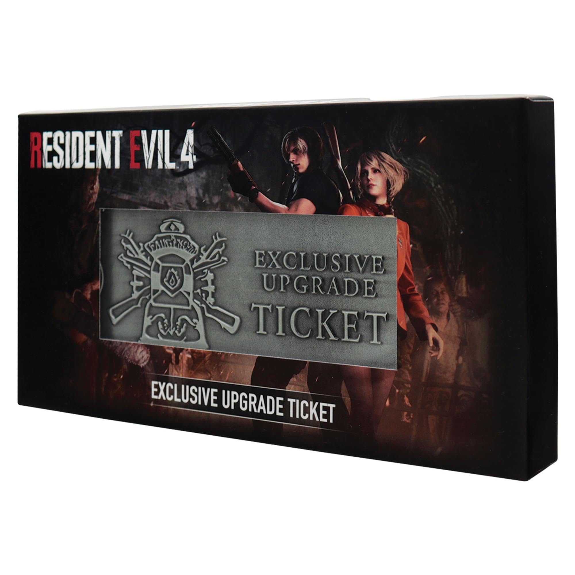 FaNaTtik Resident Evil 4 Metal Exclusive Upgrade Collectible Metal Ticket, Metallic, 140 x 71.8mm - Image 4