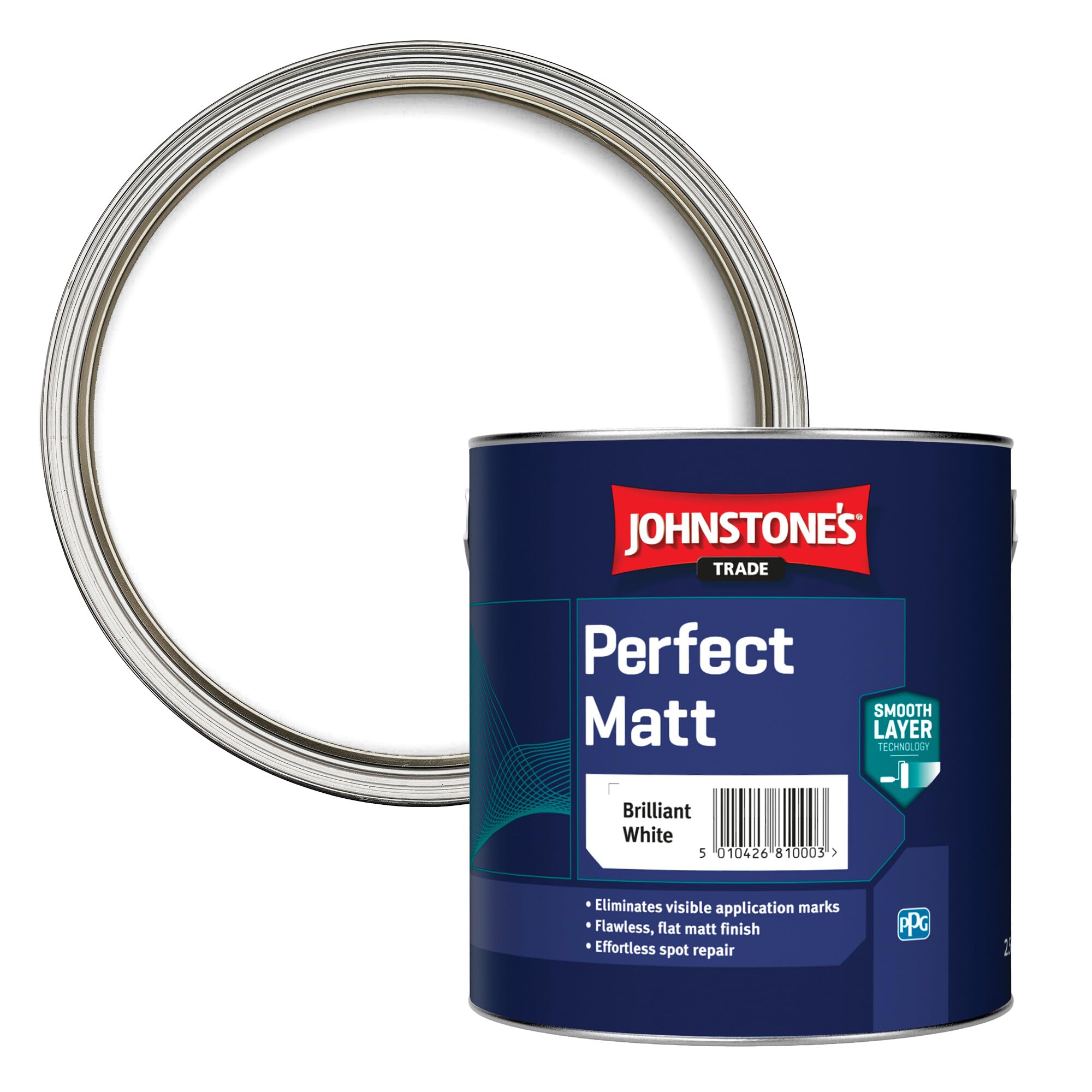 Johnstone's Trade Perfect Matt Brilliant 2.5L White