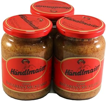Handlmaiers Sweet Bavarian Mustard 13.4 Oz / 385 Gr - 3 Pack