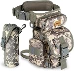 Jueachy Sac à jambes pour hommes détecteur de métal Poche tactique militaire de la taille