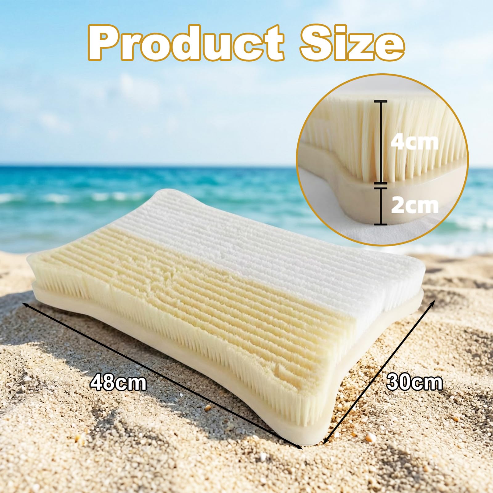 48x30cm Golf-Bunker-Matte, Golf-Bunker-Übungsmatte mit doppeltem Sandbunker, strapazierfähige Golf-Schlagmatte zum Üben von Schwung, Schlag und Abschlag