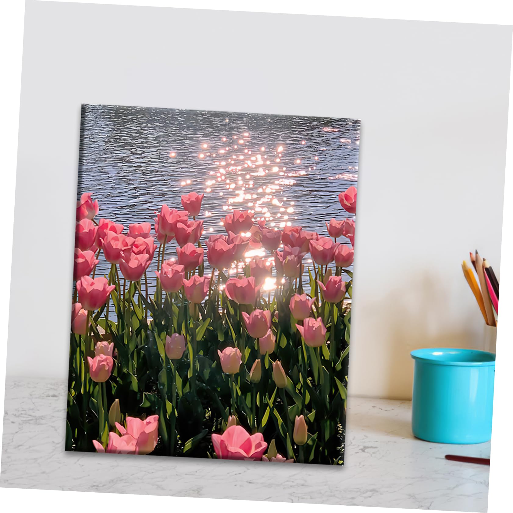 Artibetter Kit Pittura per Adulti e Bambini Numeri Decorativo a Olio su Tela di Legno, per Decorazione Casa o Regalo Pratico