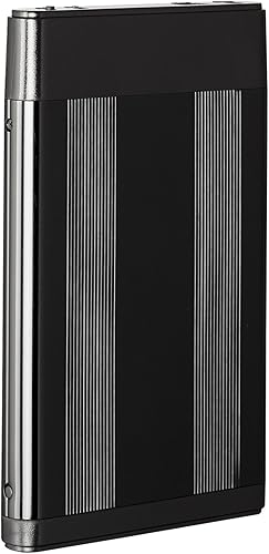 Miniatura 3 de Disco duro portátil externo de 1 TB que incluye software de respaldo de un toque, color negro, FAT32 (1000 GB)