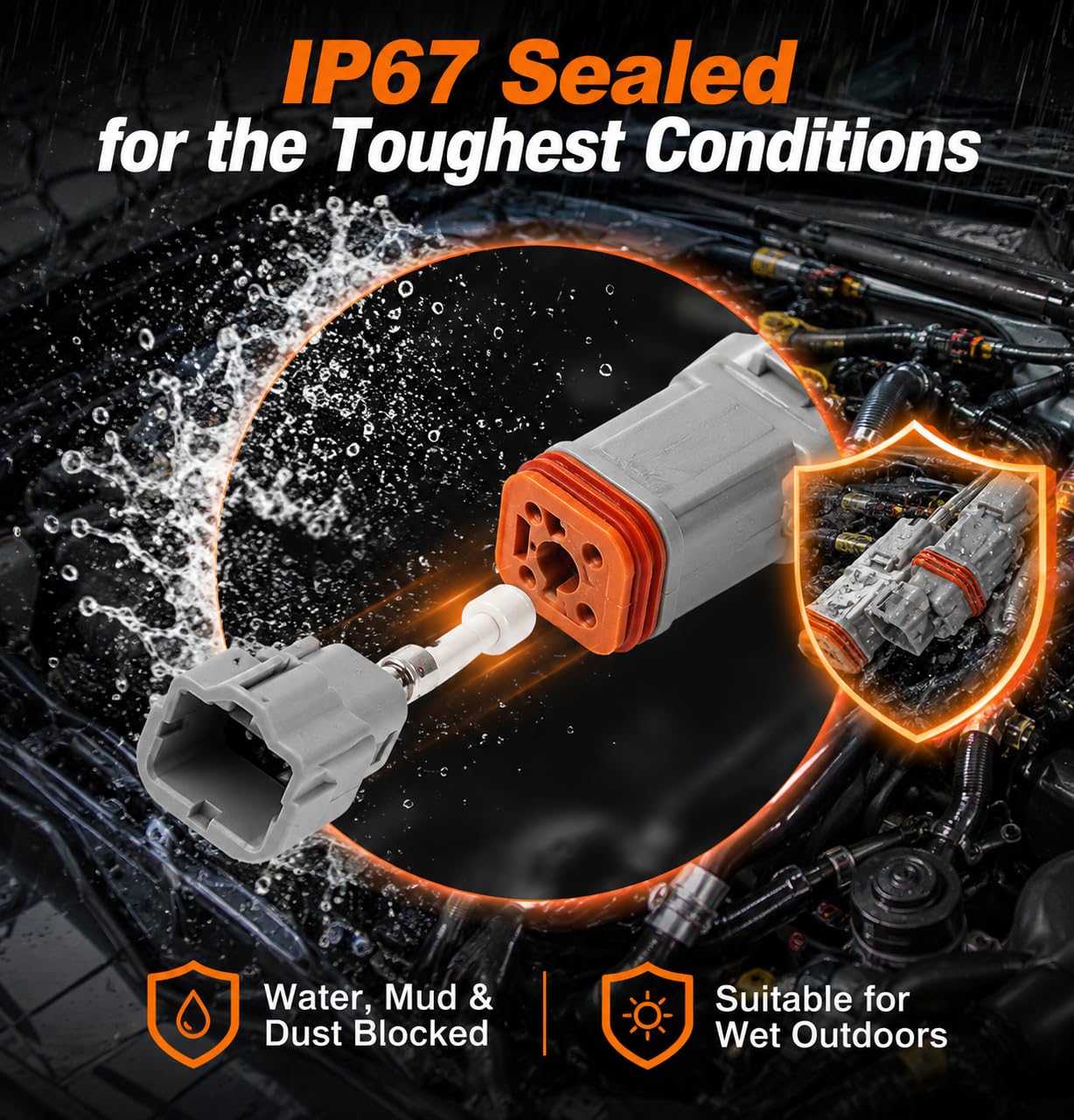 Kit Connecteurs électriques Automobile 528 Pièces, Connecteur DT étanche