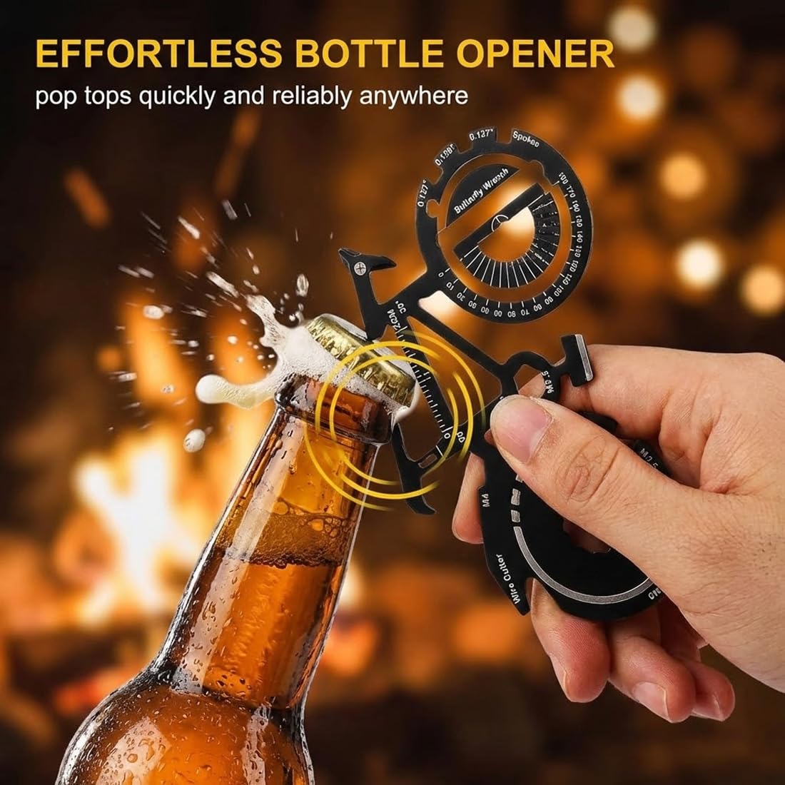 Bicicleta Multiherramienta 20 en 1 Llavero Portátil Abrebotellas Destornillador