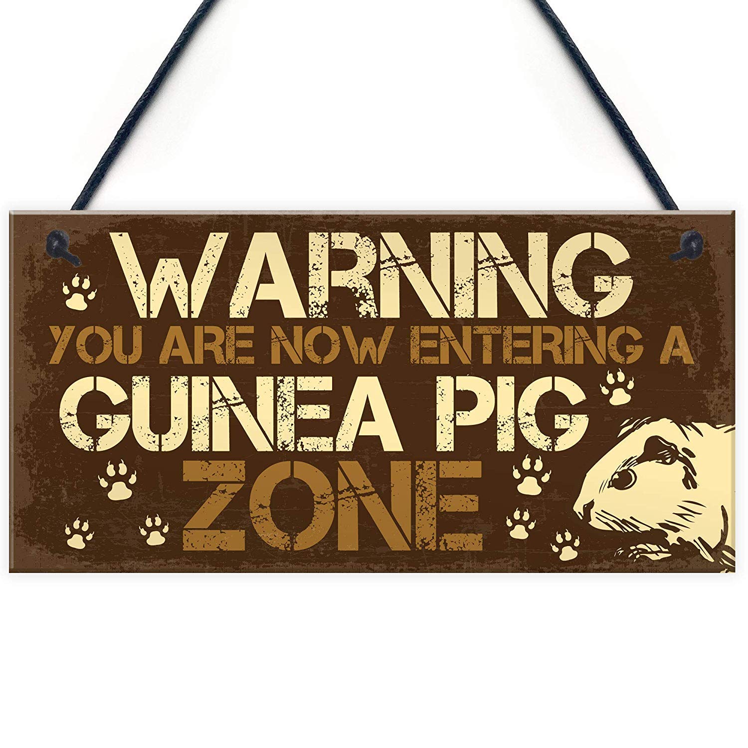 Beware Of The Guinea Pig Sign For Guinea Pig Lovers Pet Alert Sign Funny Pet Plaque Metal Tin Sign 8X12 Inch
