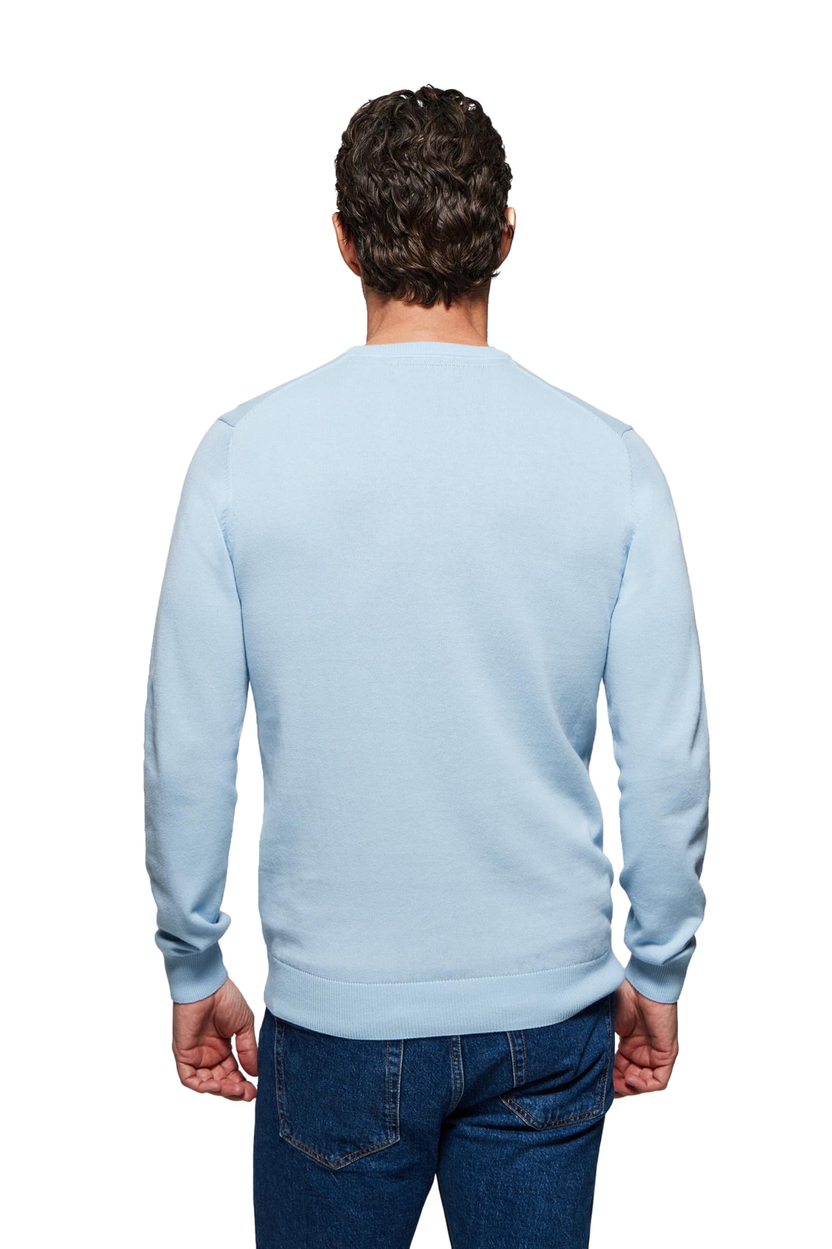 Polo Club Maglione Manica Lunga Uomo Maglioni Girocollo Crew Neck Pullover 100% Cotone