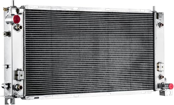 4 Row Radiator Compatible for 2014-2020 Chevy Silverado 1500 Tahoe GMC Sierra Yukon 6.2 5.3 V8 Aluminum Truck Radiators 4 Core Radiator
