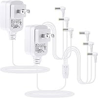 Vista 8 de Sumind Adaptador AC/DC compatible con Lemax accesorio iluminado # 74254 94563 94565 94566 94527 94564, adaptador de corriente de 4.5 V 3 salidas