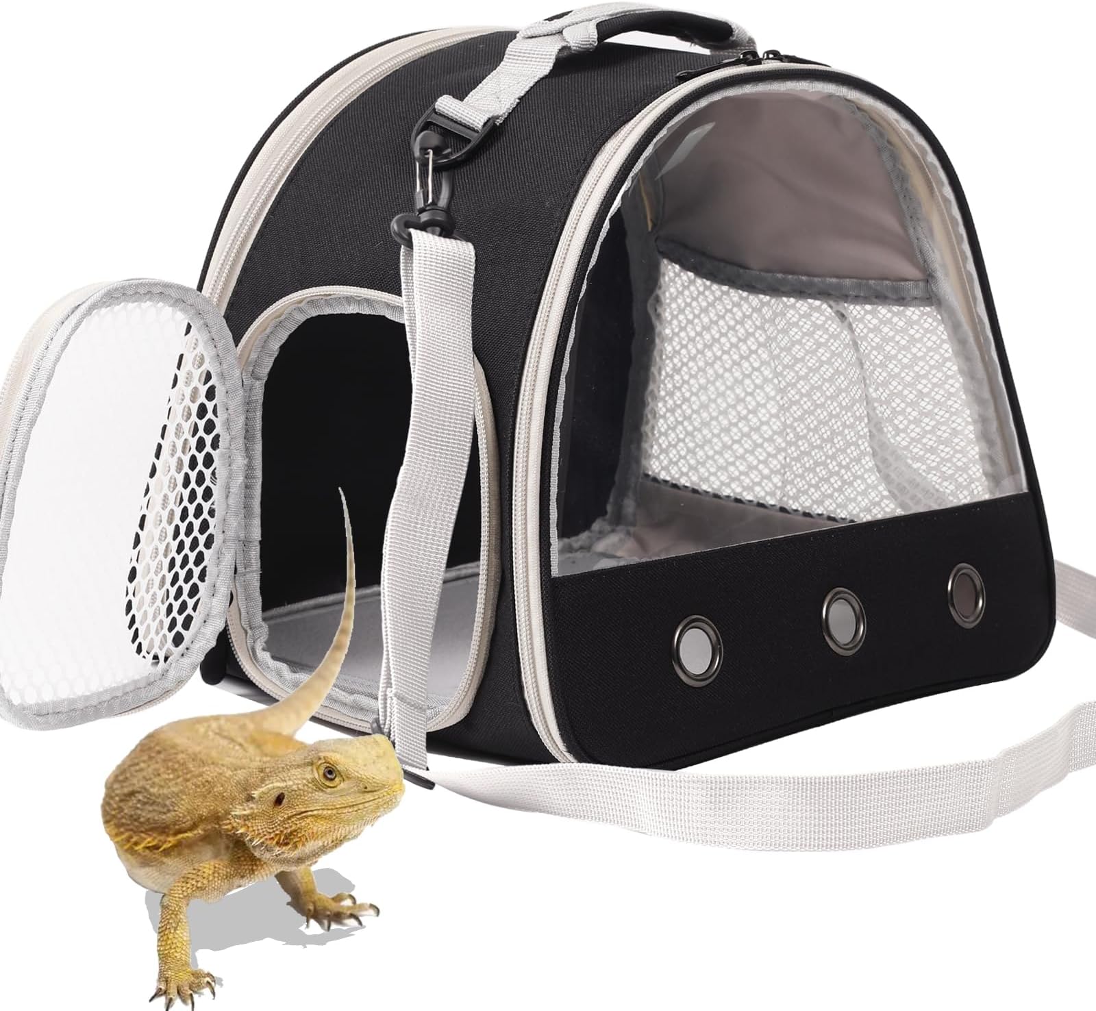 Lizard Backpack Travel Carrier,Bearded Dragon Travel