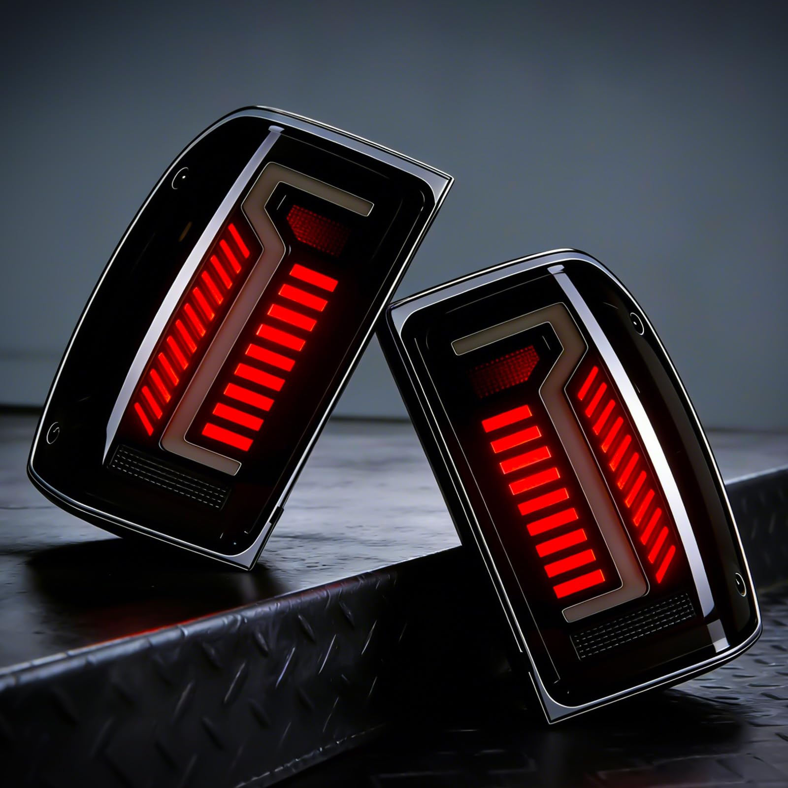 Photo 1 of LED Tail Lights Assembly For 2001-2011 Ford Ranger And Cab Models LED Rear Tail Lights Kit With Startup Animation,Turn Signal,Brake Lights,Revers Lights(Not For: STX trim or non-Ranger vehicles?