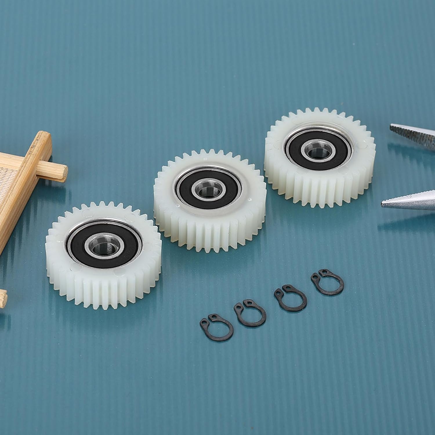 KIMISS 36 Tooth Gear for E Motor Nylon Professional Clutch 3PCS Set Motor Gear Accessory Gear for Electric Repair Tool