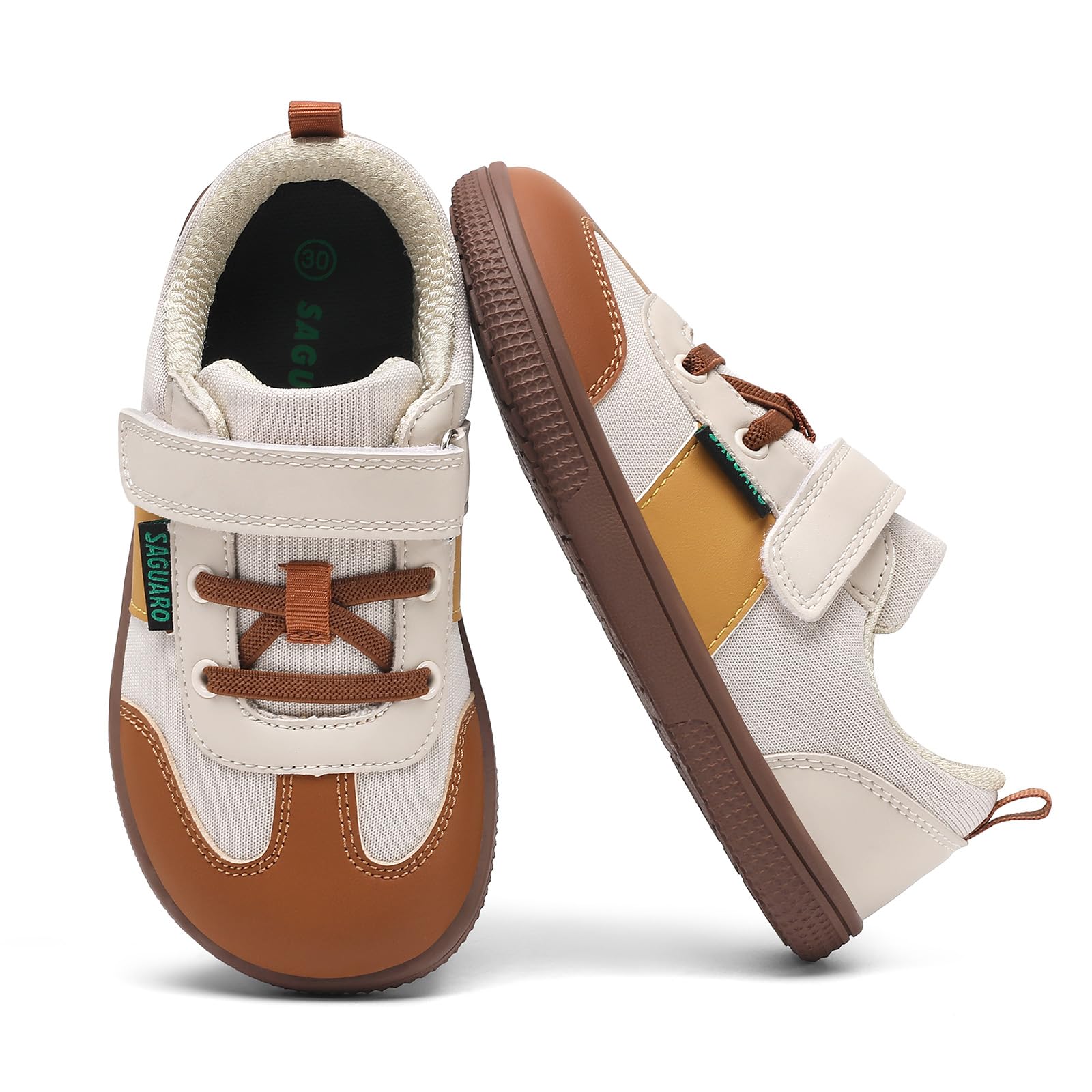 SAGUARO Barefoot Casual Children's Shoes Friendly Shoes with Flat Sole and Wide Toe,Gr.25-35