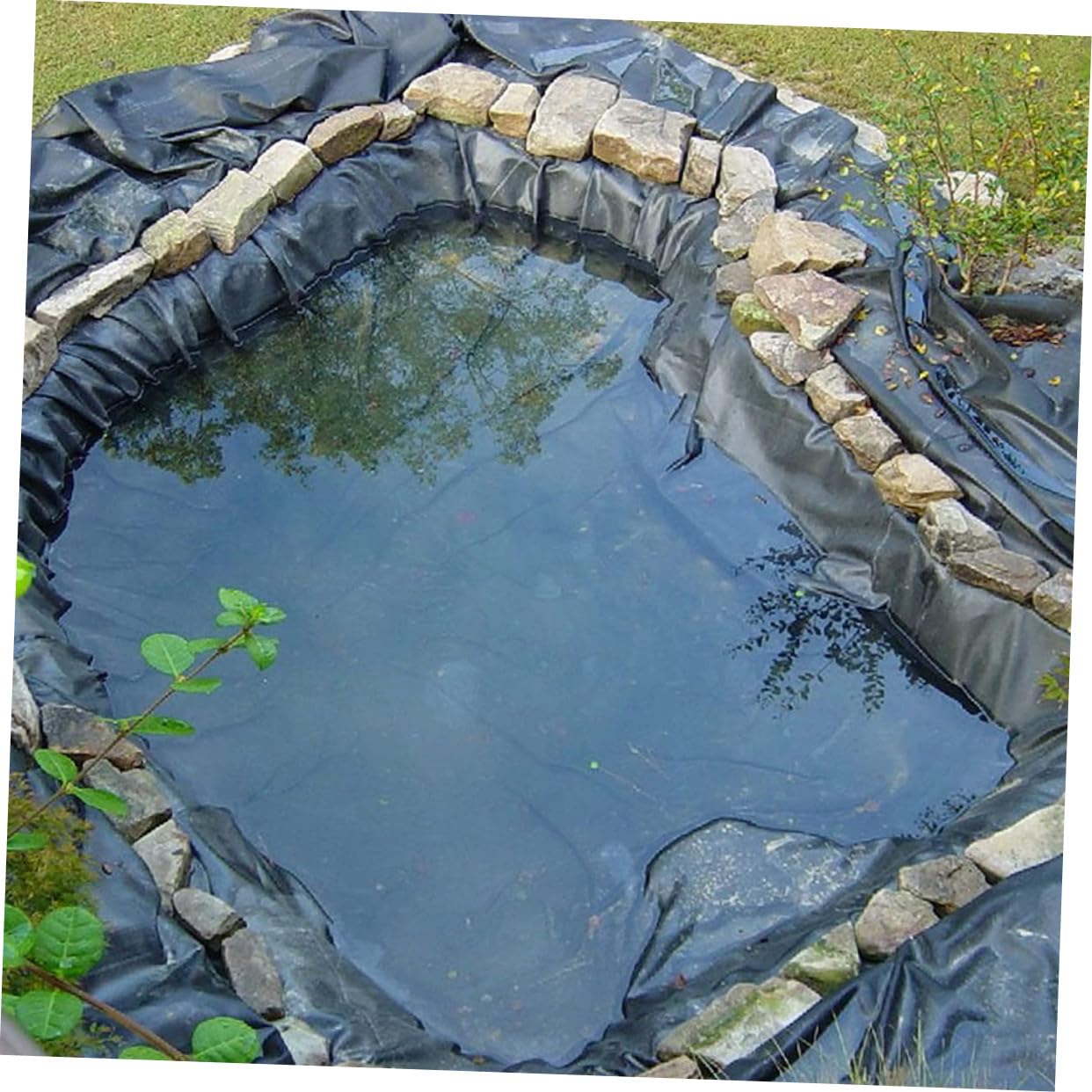 NUOBESTY Telo per Stagno Giardino Esterno Rivestimento Resistente per Piscine e fontane sottostrato per Tartarughe e paesaggistica acquatica