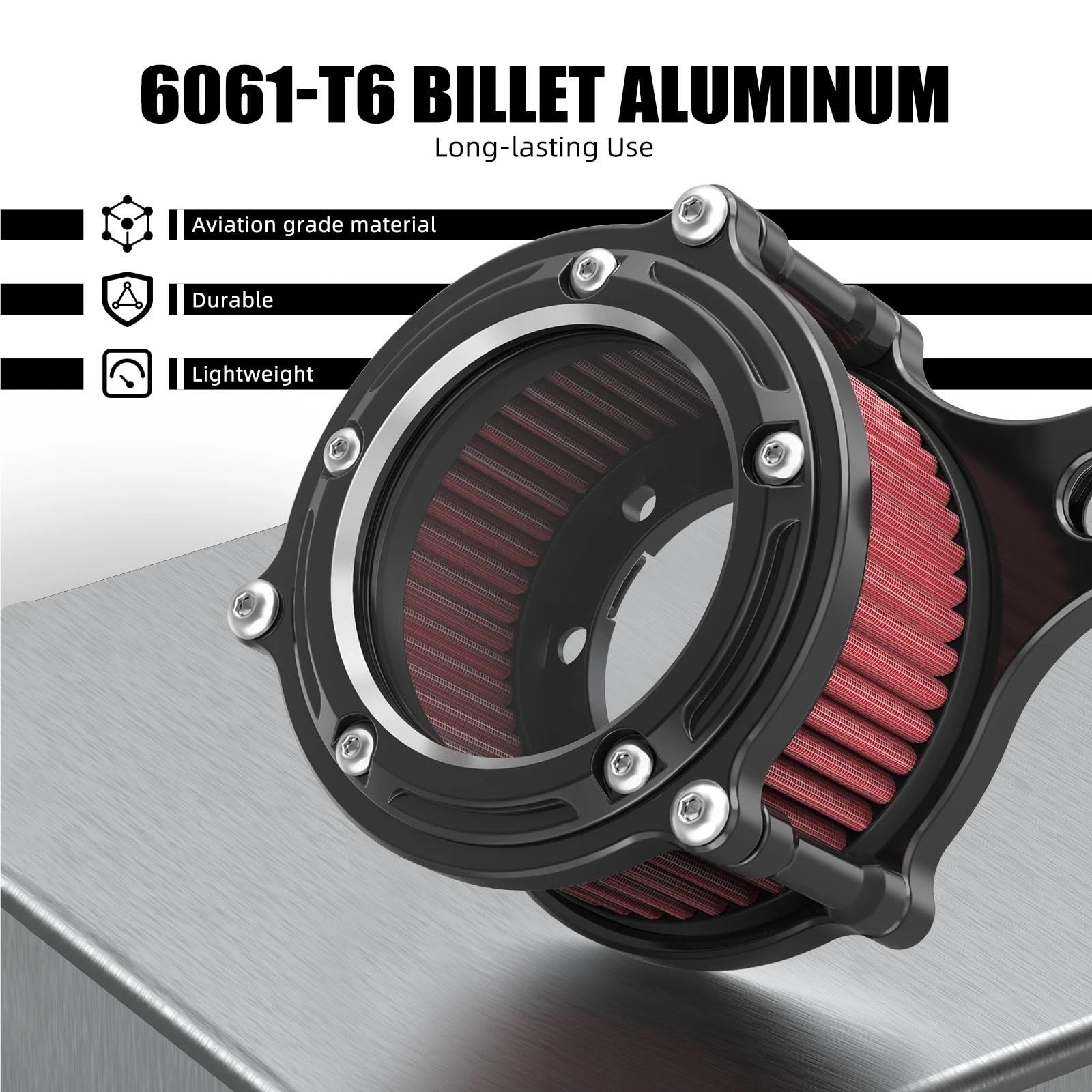 filtr oleju ze stopu filtr oleju do motocykli Do żelaza 883 XL883N żelaza 1200 XL1200N Sportster 883 1200 filtr powietrza pokrywa filtra powietrza(Silver)