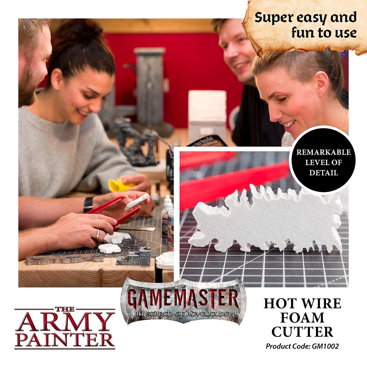 The Army Painter Gamemaster Cortador de Espuma Hot Wire para Tablas de Espuma Juegos de rol