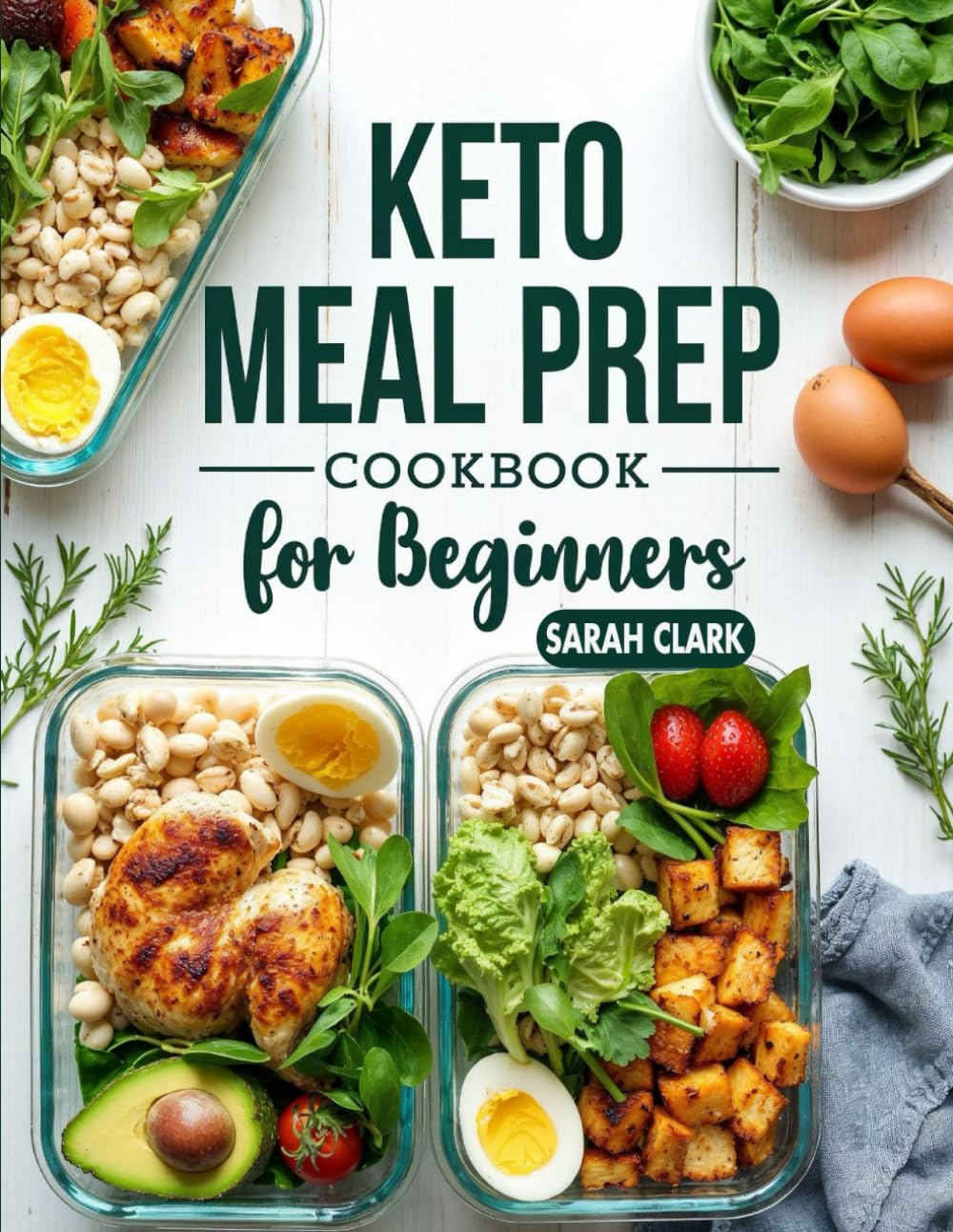 Keto Meal Prep Cookbook for Beginners: Keto Diet Cookbook with Pictures, +70 Low-Carb Recipes for Weight Loss and Healthy Living