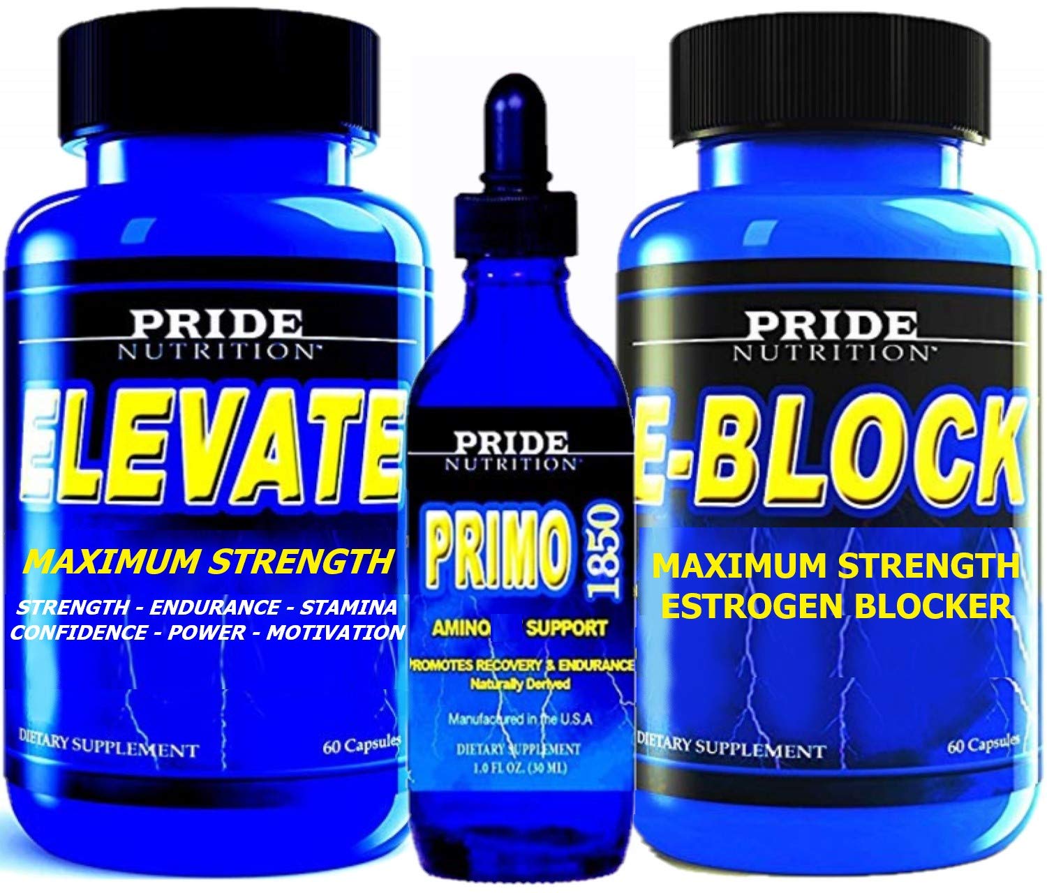 #1 Muscle Building Stack - Anabolic Strength,Growth & Recovery Support with Estrogen Blocker - 3 Bot