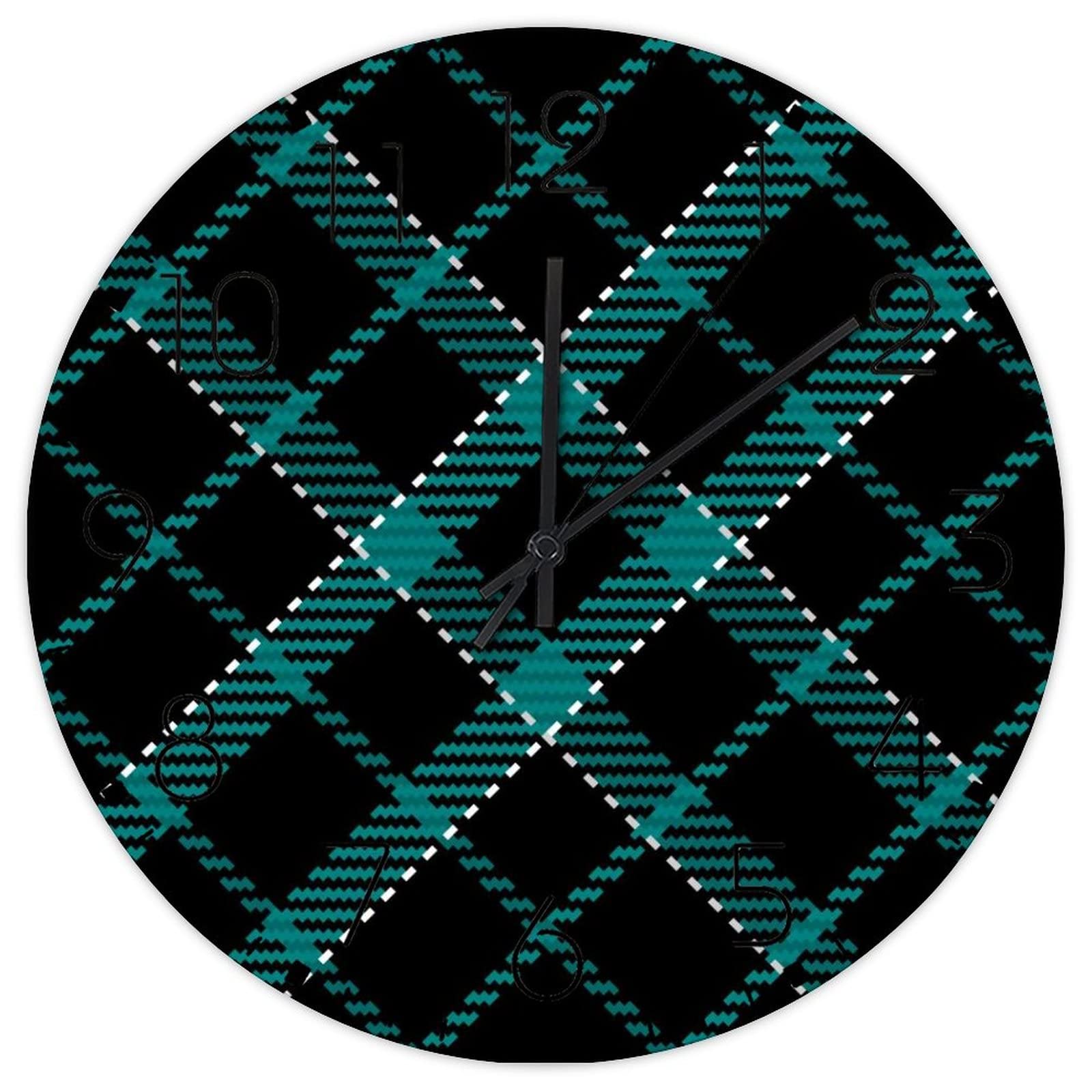Horloge murale silencieuse en bois contre le bruit nocturne