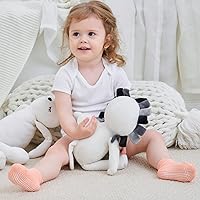 Vista 7 de Calcetines tobilleros antideslizantes Zaples para bebés con suelas antideslizantes para bebés, niños pequeños, niños y niñas