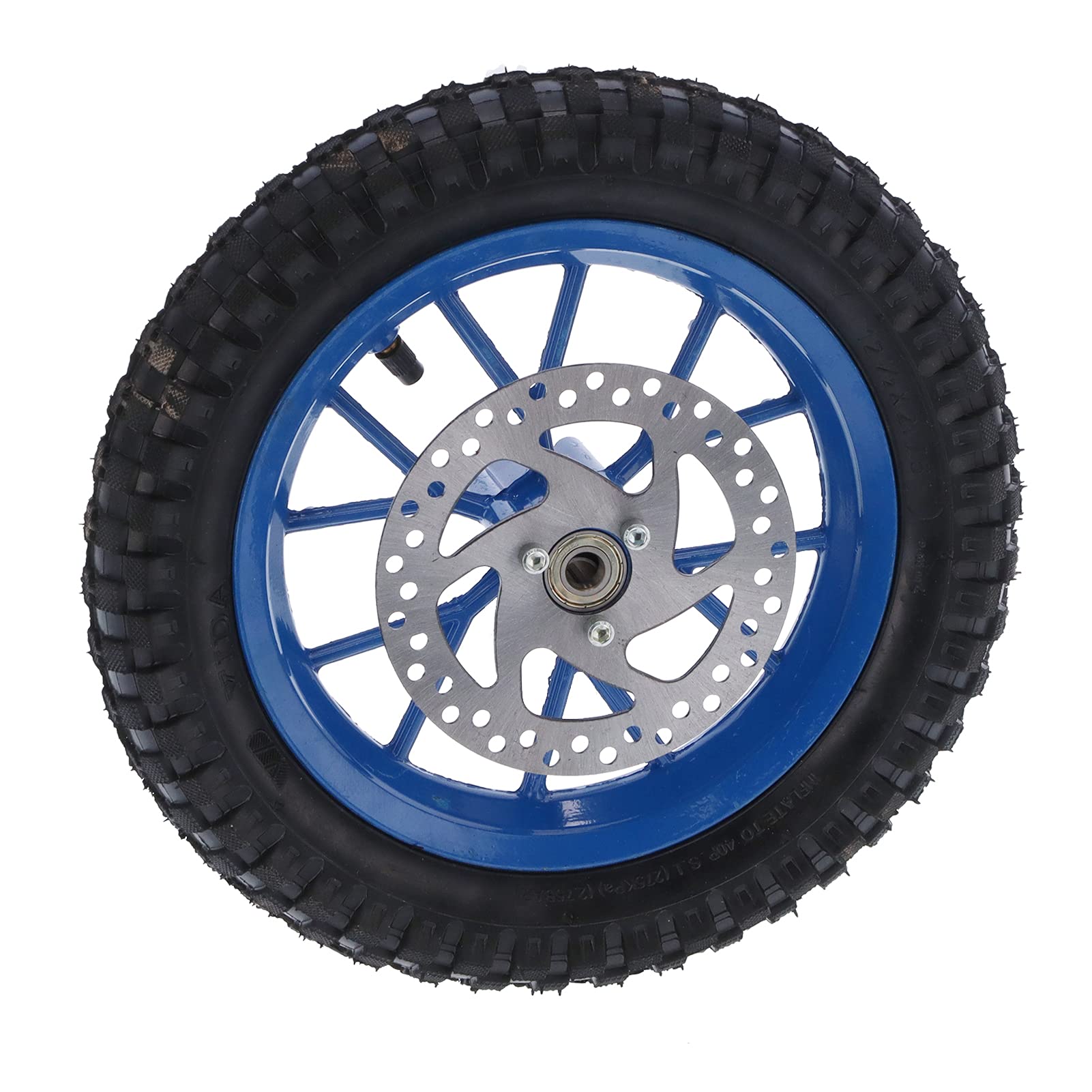 Generic 12,5 X 2,75 Cala Gumowa Opona Przedniego Koła do Hamulca Tarczowego do Roweru Terenowego o Pojemności 47 Cm3 i 49 Cm3, Gumowa Opona Odporna na korozję, Idealna Wymiany Opon w Rowerach (C