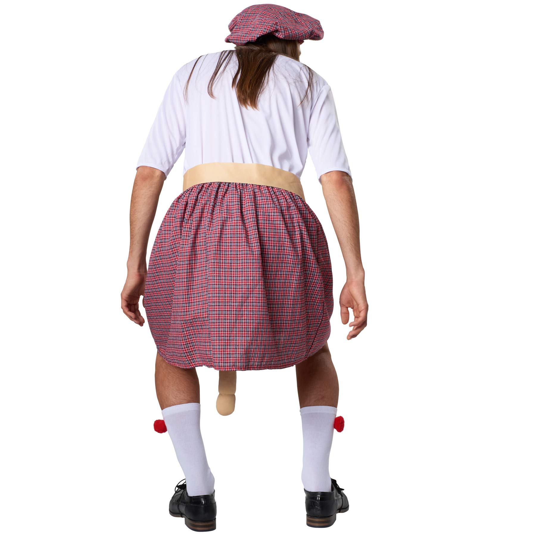 dressforfun 900426 - Déguisement pour Homme de Highlander effronté, Costume d’écossais Amusant avec Imitation de Pénis (L | No. 302092)