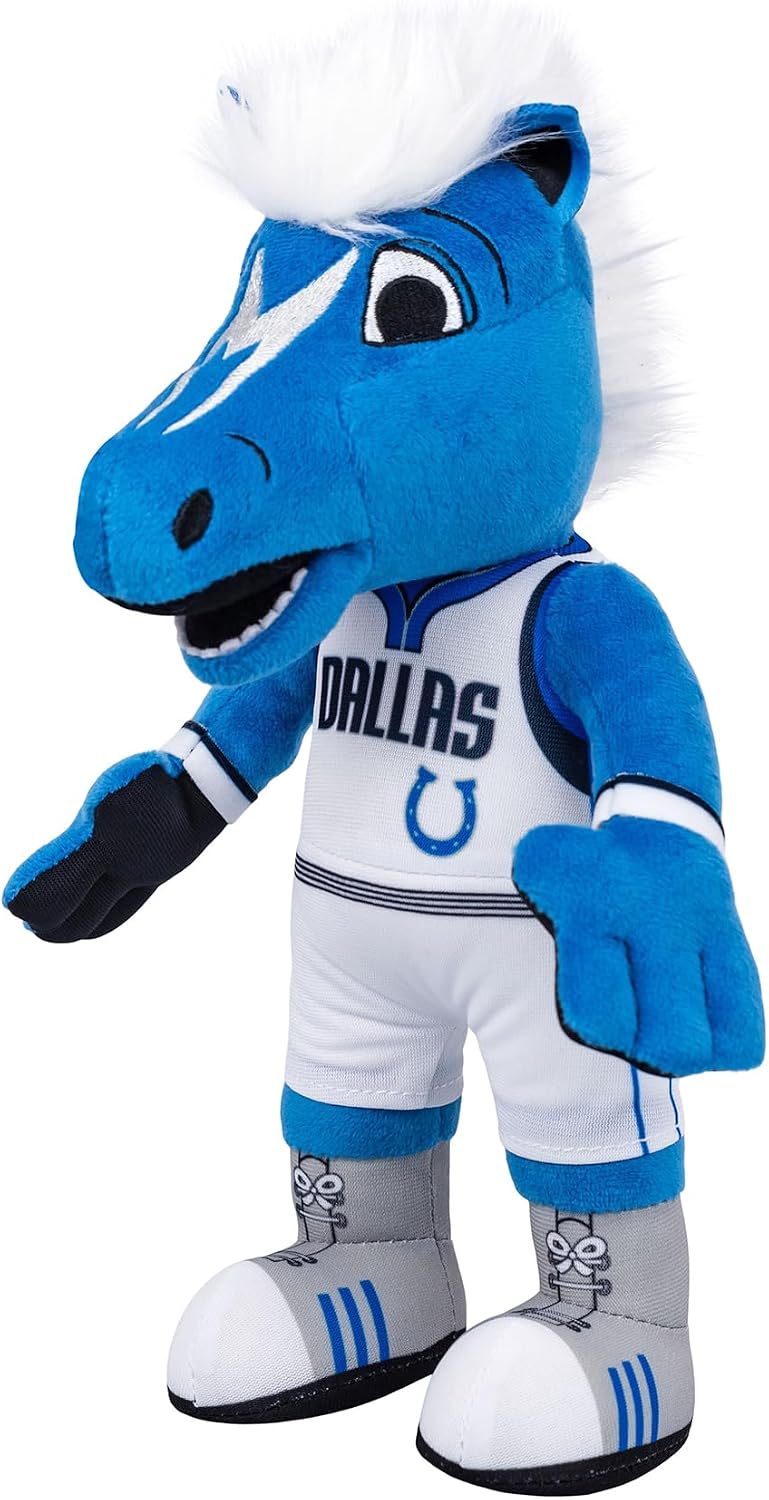 Bleacher Creatures Dallas Mavericks Champ 10" Plush Figure- A Mascot for Play or Display