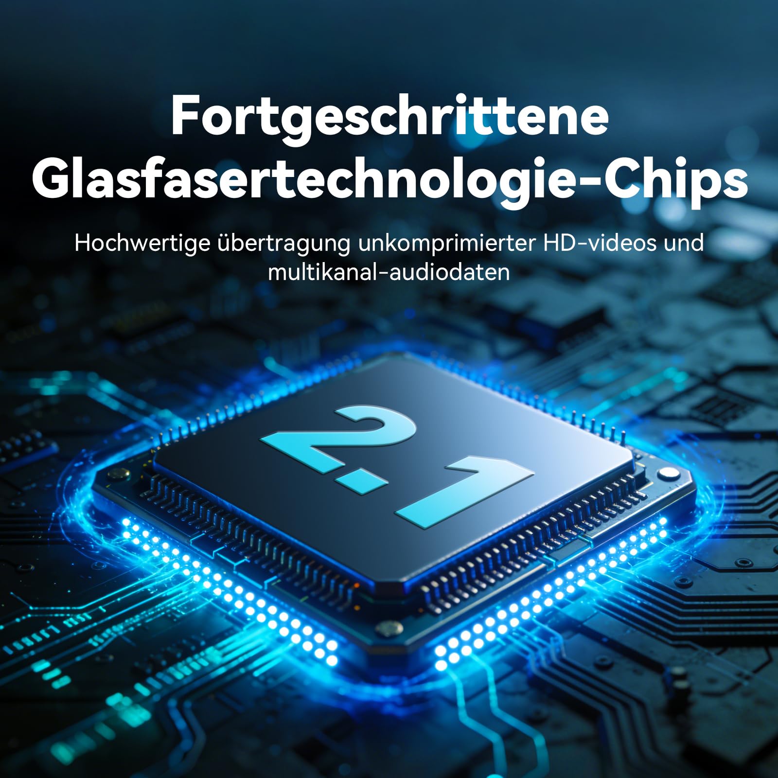 FIBBR HDMI 2.1 Glasfaserkabel 10M, 8K HDMI 2.1 Glasfaser Kabel, 48Gbps High Speed AOC HDMI Kabel Unterstützt 8K@60Hz, 4K@120Hz/144Hz, eARC, HDCP 2.2&2.3 für Heimkino, HD-TV, Projektor