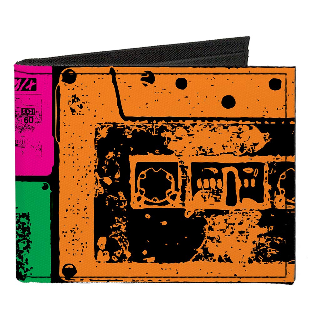 Buckle-Down Men's Standard Canvas Bifold Wallet Tapes, 4.0