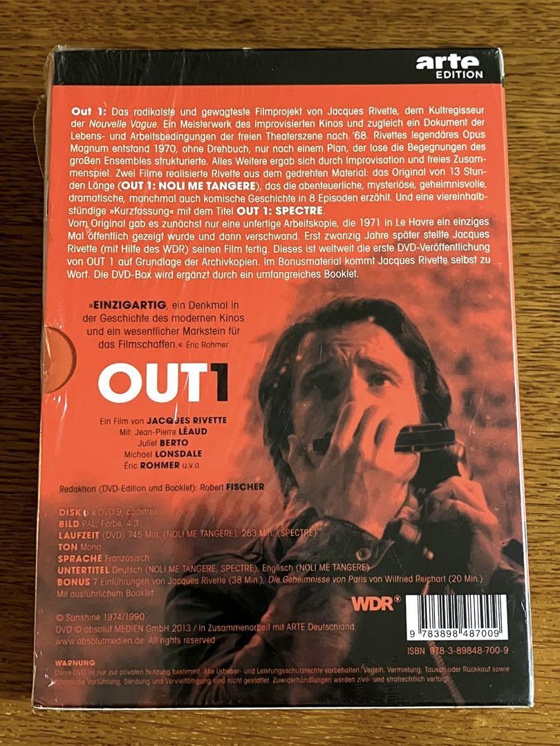 Amazon.co.jp: Out 1 dvd box ジャック リヴェット フランス映画 